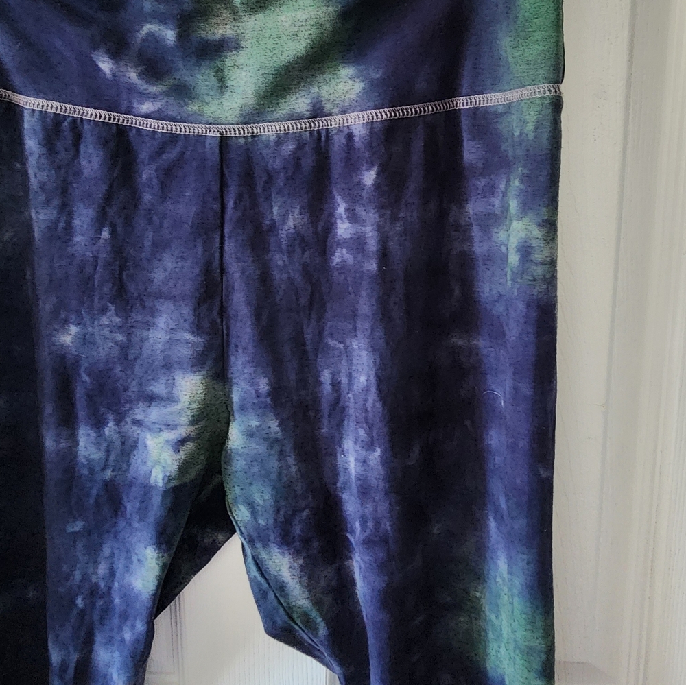 Wild Fable Womens Leggings, Blue/Green Tie Dye, Size L - Picture 6 of 12